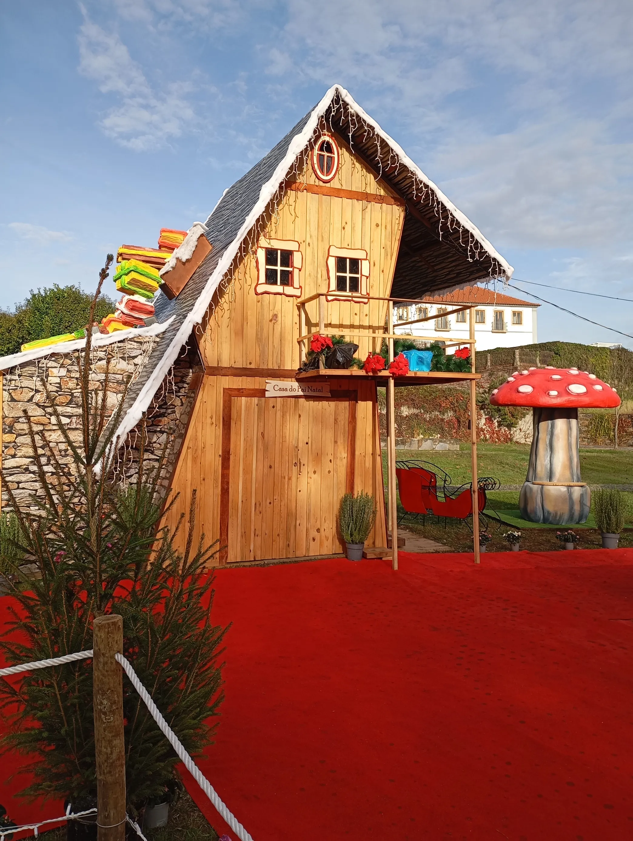Aldeia de Natal - Casa do Pai Natal - Cogumelos